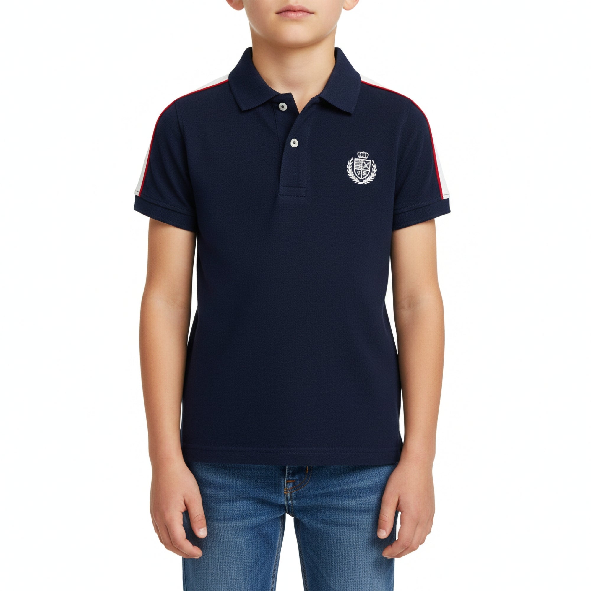 Polo special con logo ricamato