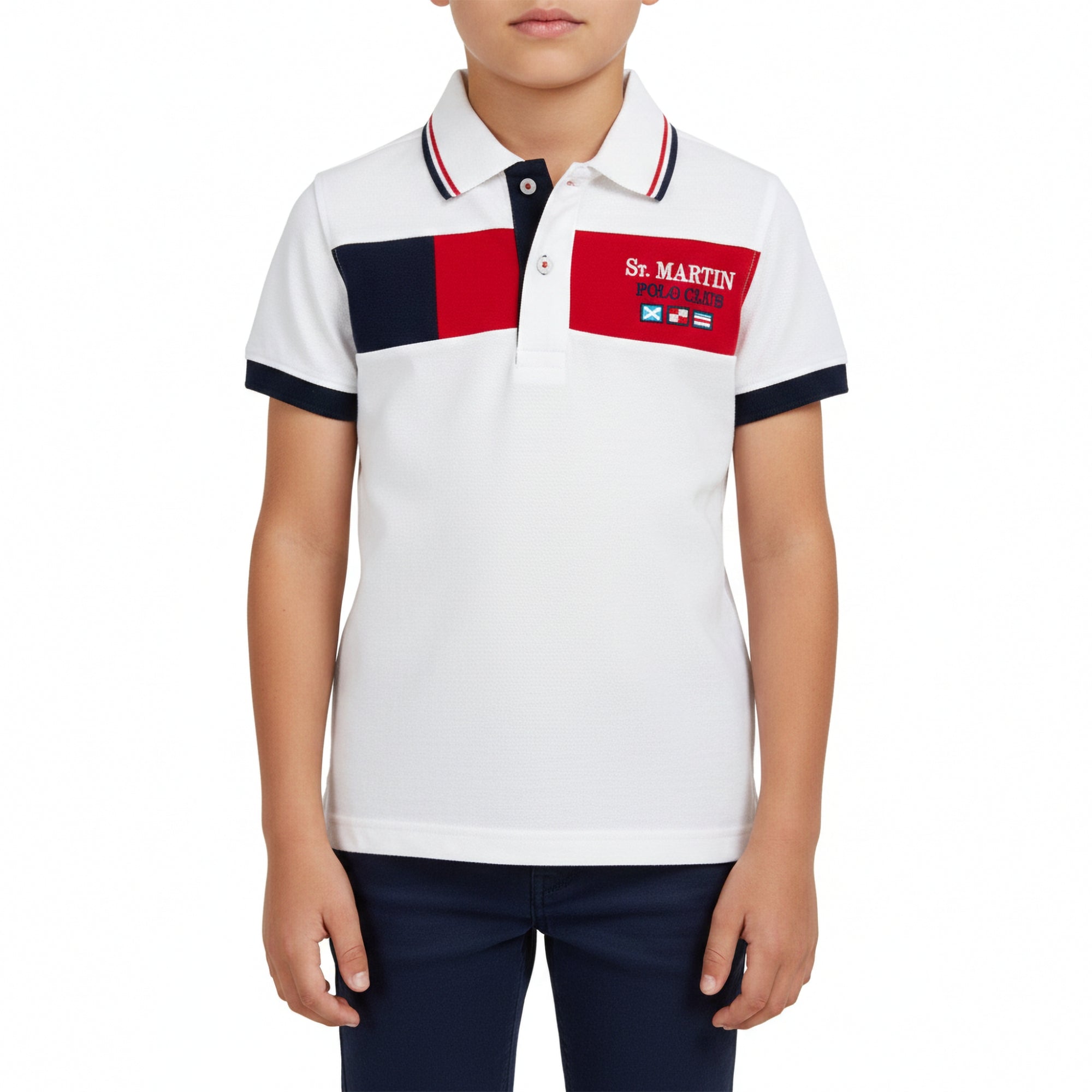 Polo special con logo ricamato