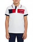 Polo special con logo ricamato