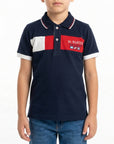 Polo special con logo ricamato