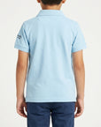 Polo basic con logo ricamato