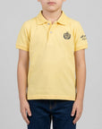 Polo basic con logo ricamato