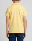 Polo basic con logo ricamato