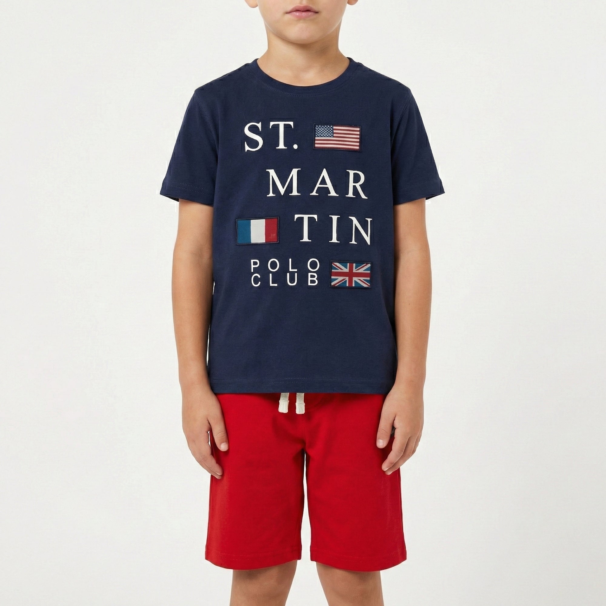 Set t-shirt e bermuda jersey