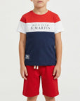 Set t-shirt e bermuda jersey