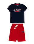 Set t-shirt e bermuda jersey