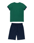 Set t-shirt e bermuda jersey