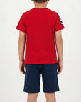Set t-shirt e bermuda jersey