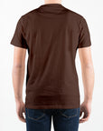 T-shirt basic maniche corte con logo ricamato