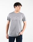 T-shirt in jersey con stampa centrale 