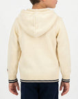Maglia in caldo cotone con patch ricamata