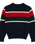 Maglia in caldo cotone con ricamo lato cuore