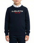 Maglia con intarsio jacquard