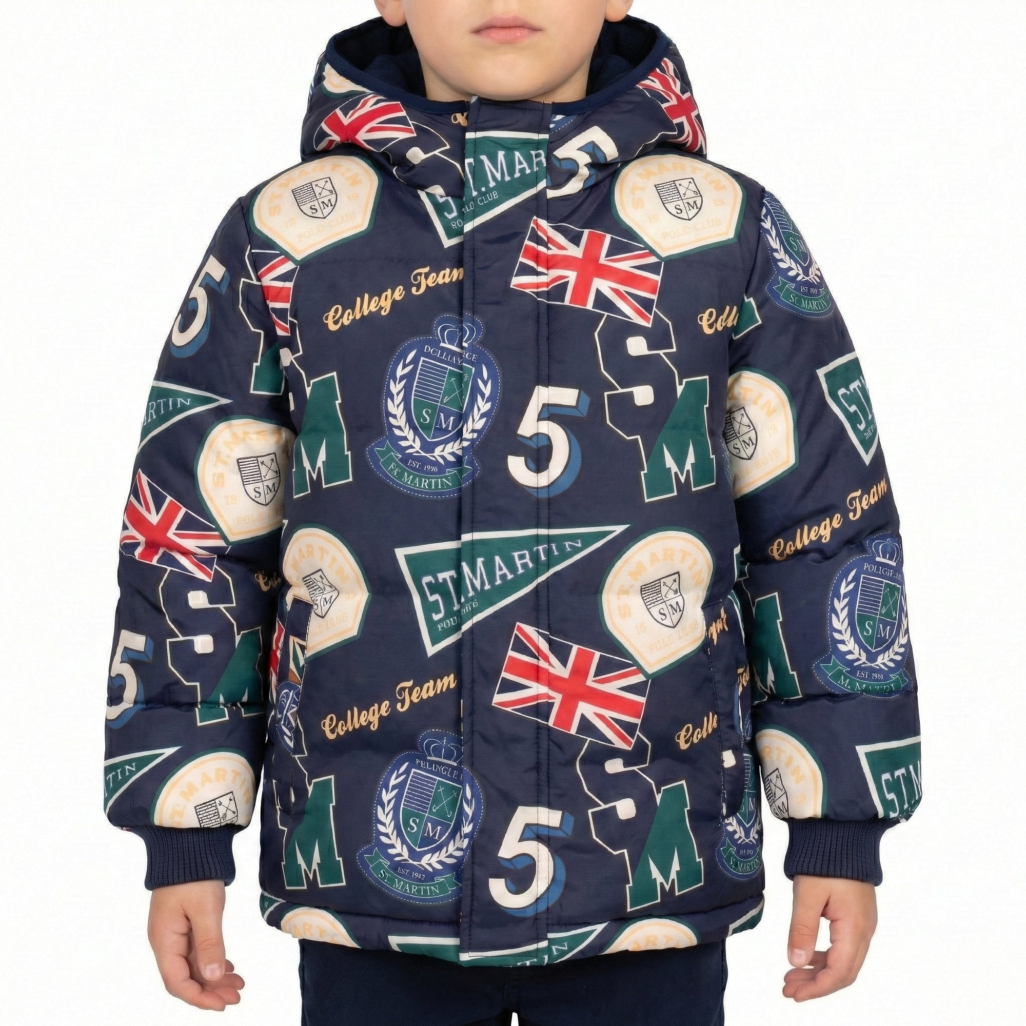 Giubbotto duble-face stampa/tina unita