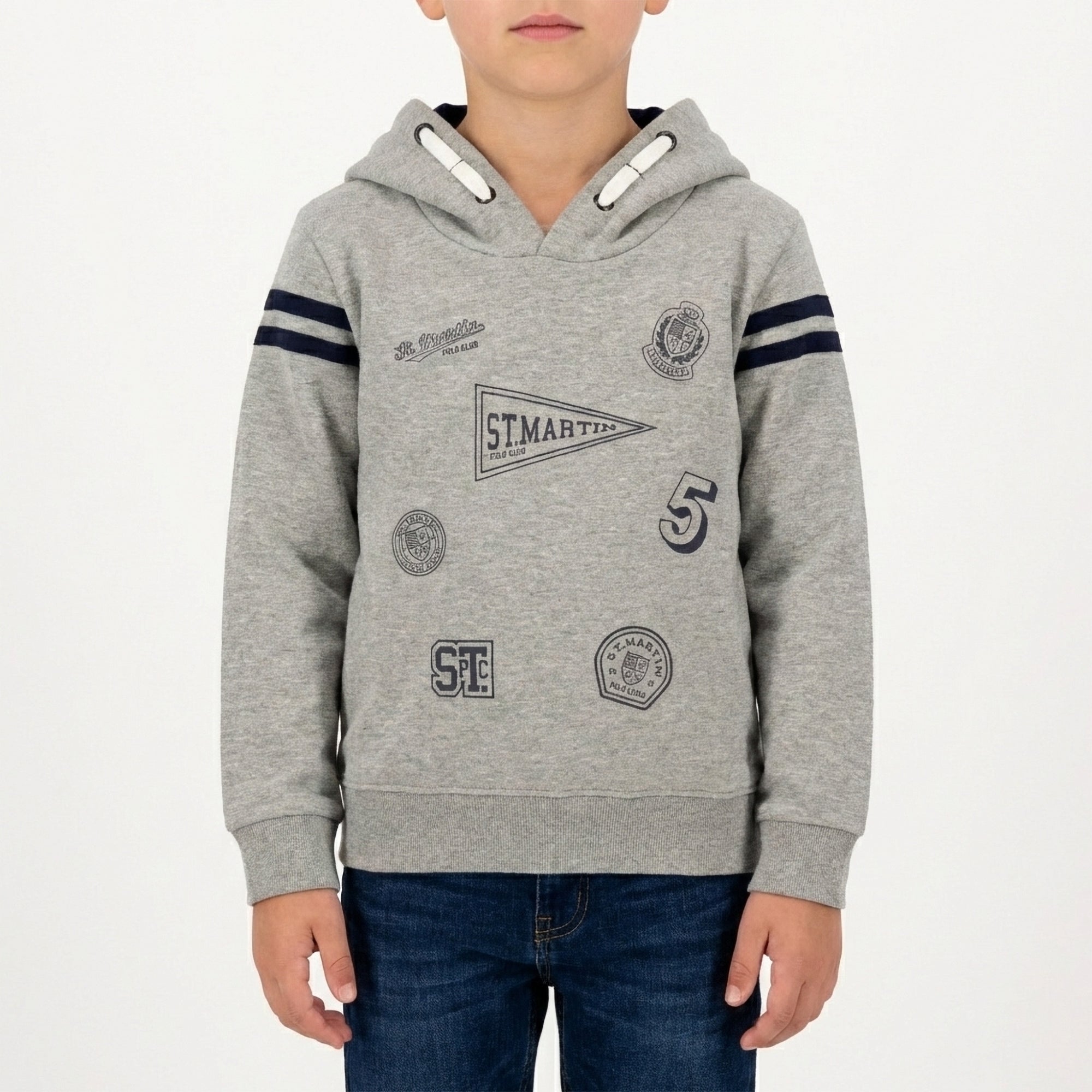 Felpa con stampa all-over