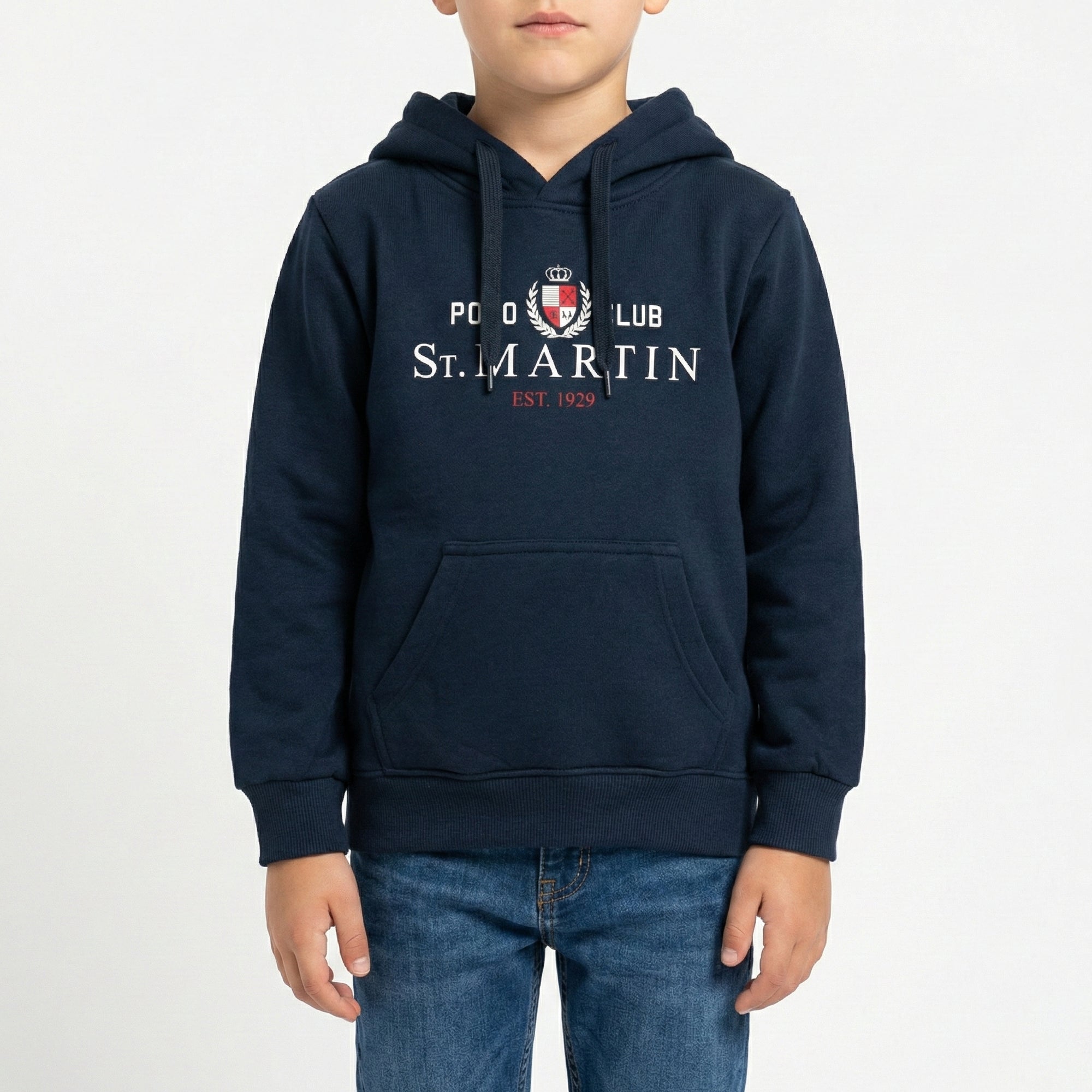 Felpa con cappuccio e stampa logo inside brushed