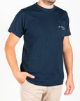 T-shirt con taschino  logo ricamato