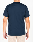 T-shirt con taschino  logo ricamato