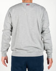 Felpa girocollo con stampa logo french terry