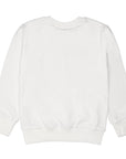 Felpa girocollo logo stampato french terry