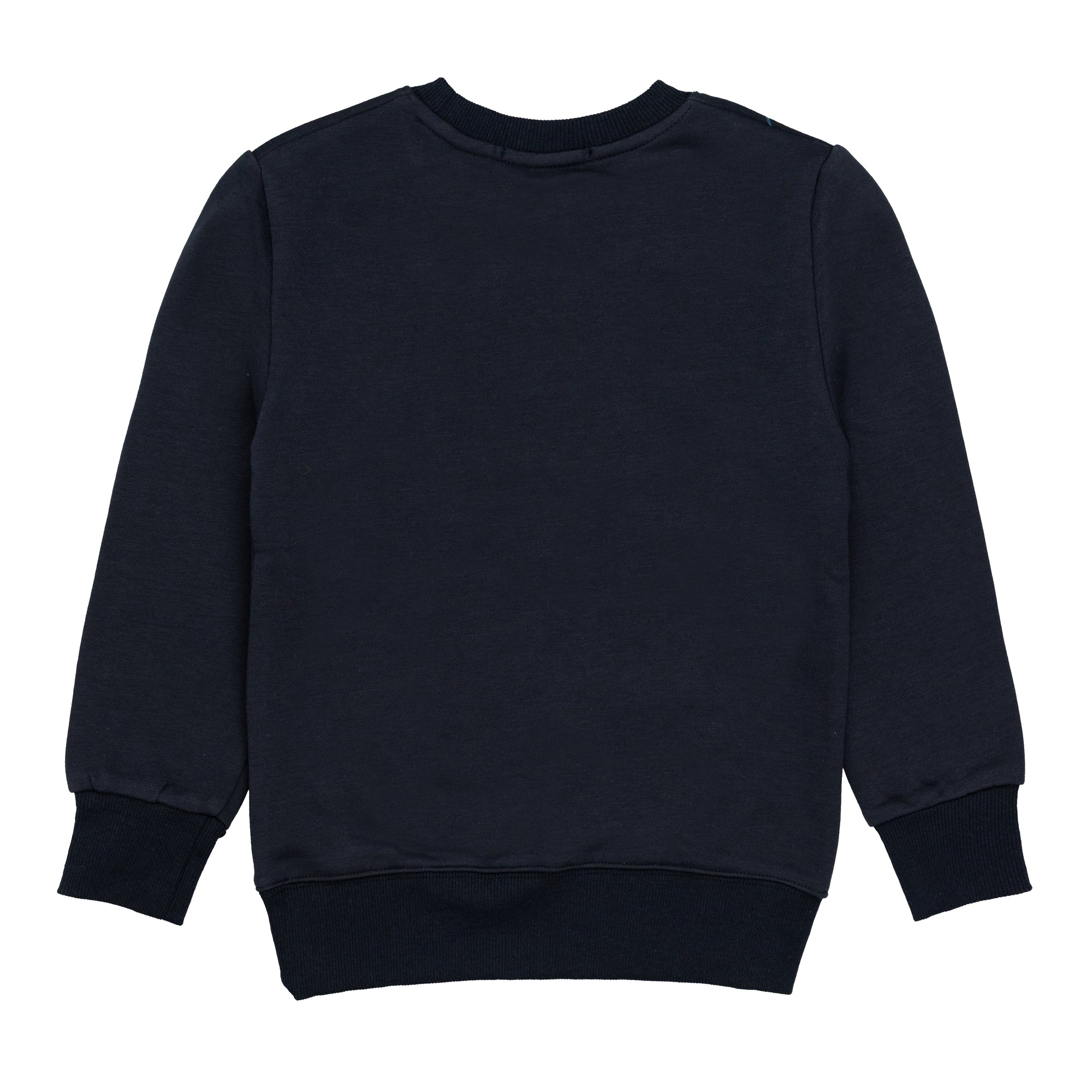 Felpa girocollo logo stampato french terry