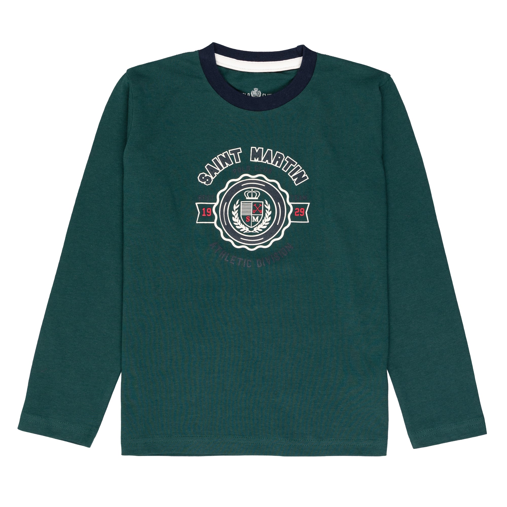 T-shirt maniche lunghe con stampa logo