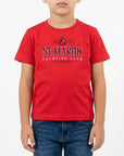 T-shirt maniche corte con logo stampato