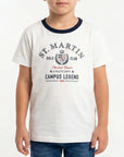 T-shirt maniche corte con logo stampato