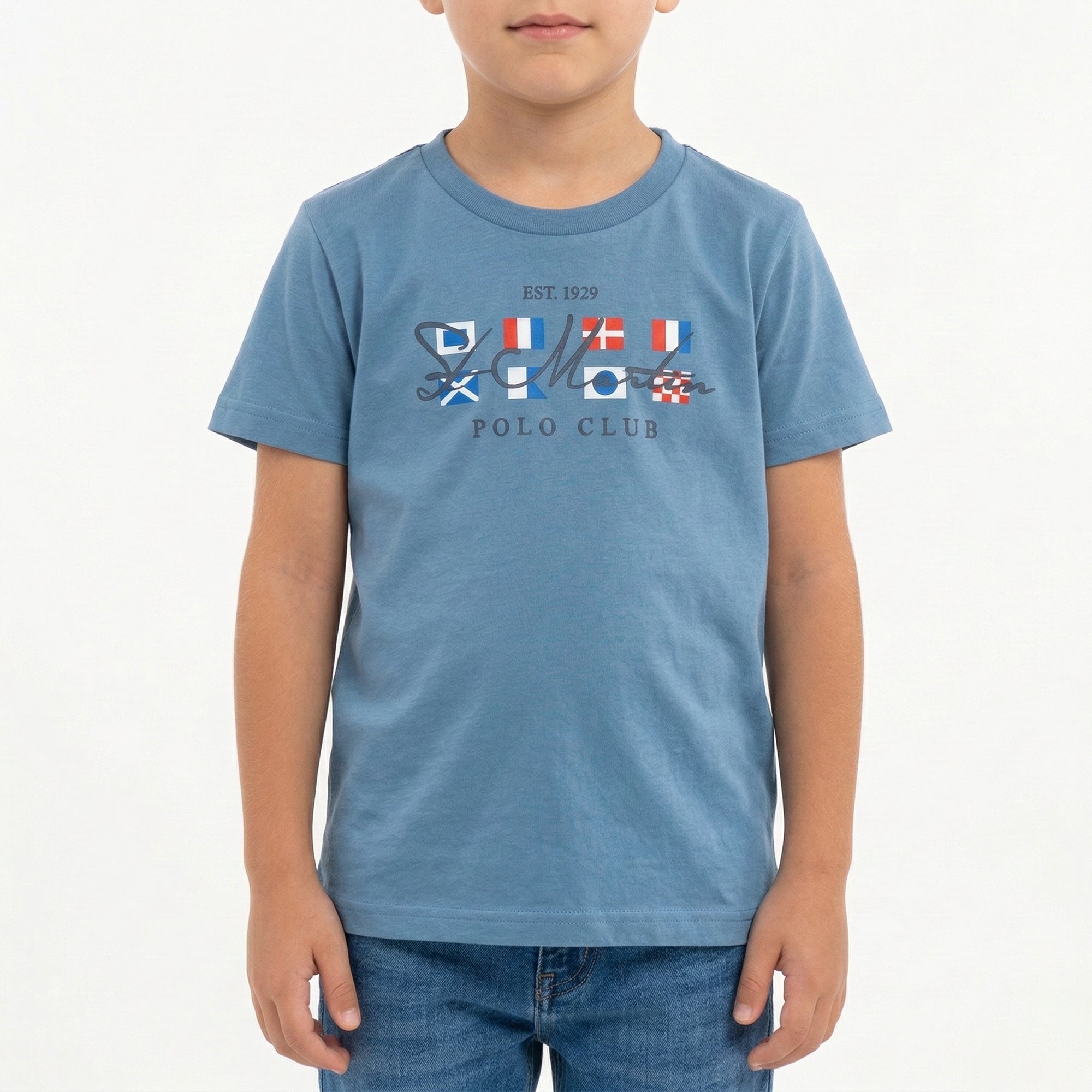 T-shirt maniche corte con logo stampato