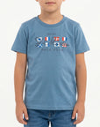 T-shirt maniche corte con logo stampato