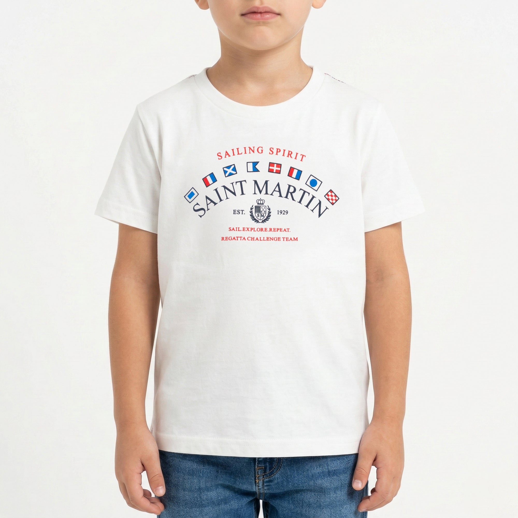 T-shirt maniche corte con logo stampato