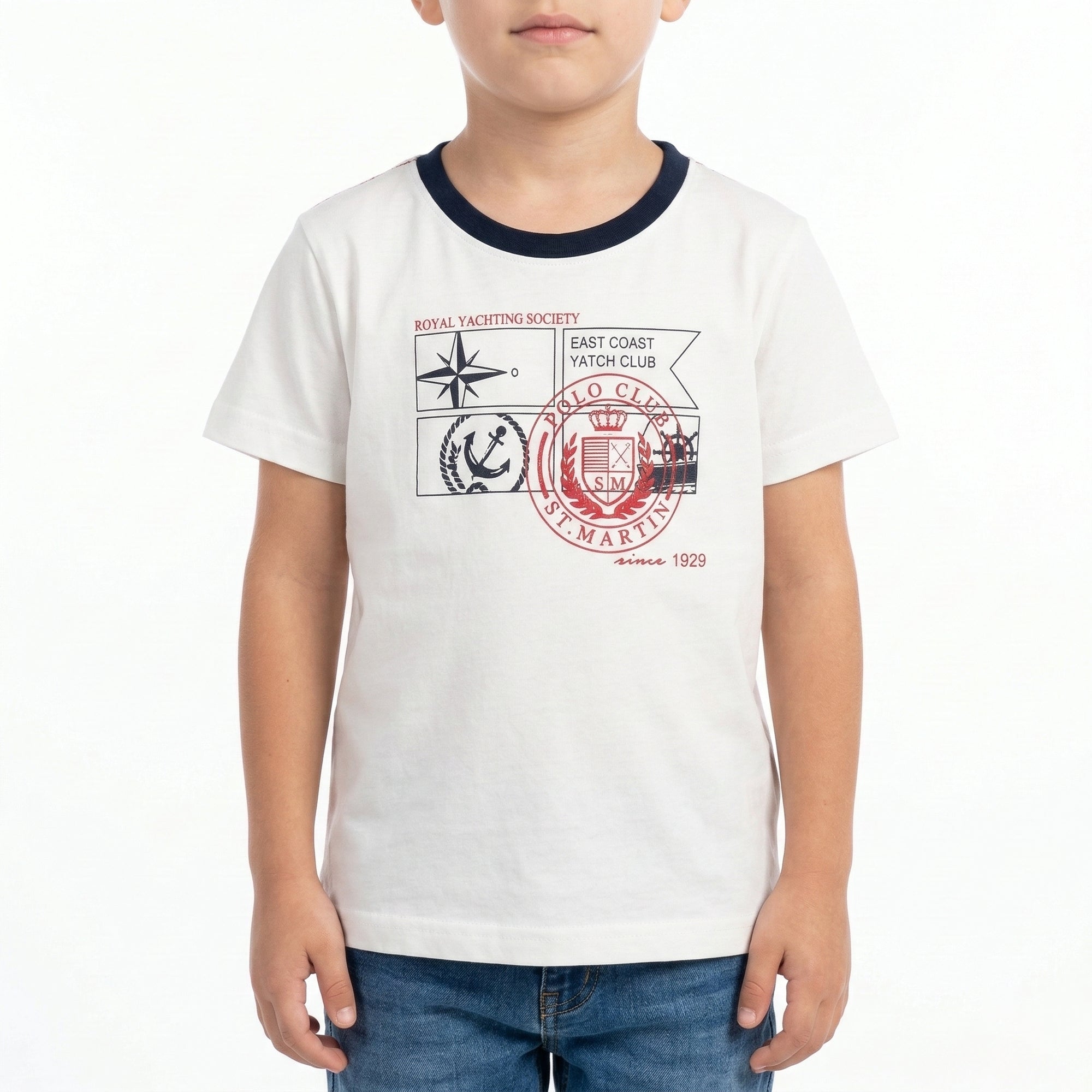 T-shirt maniche corte con logo stampato