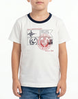 T-shirt maniche corte con logo stampato
