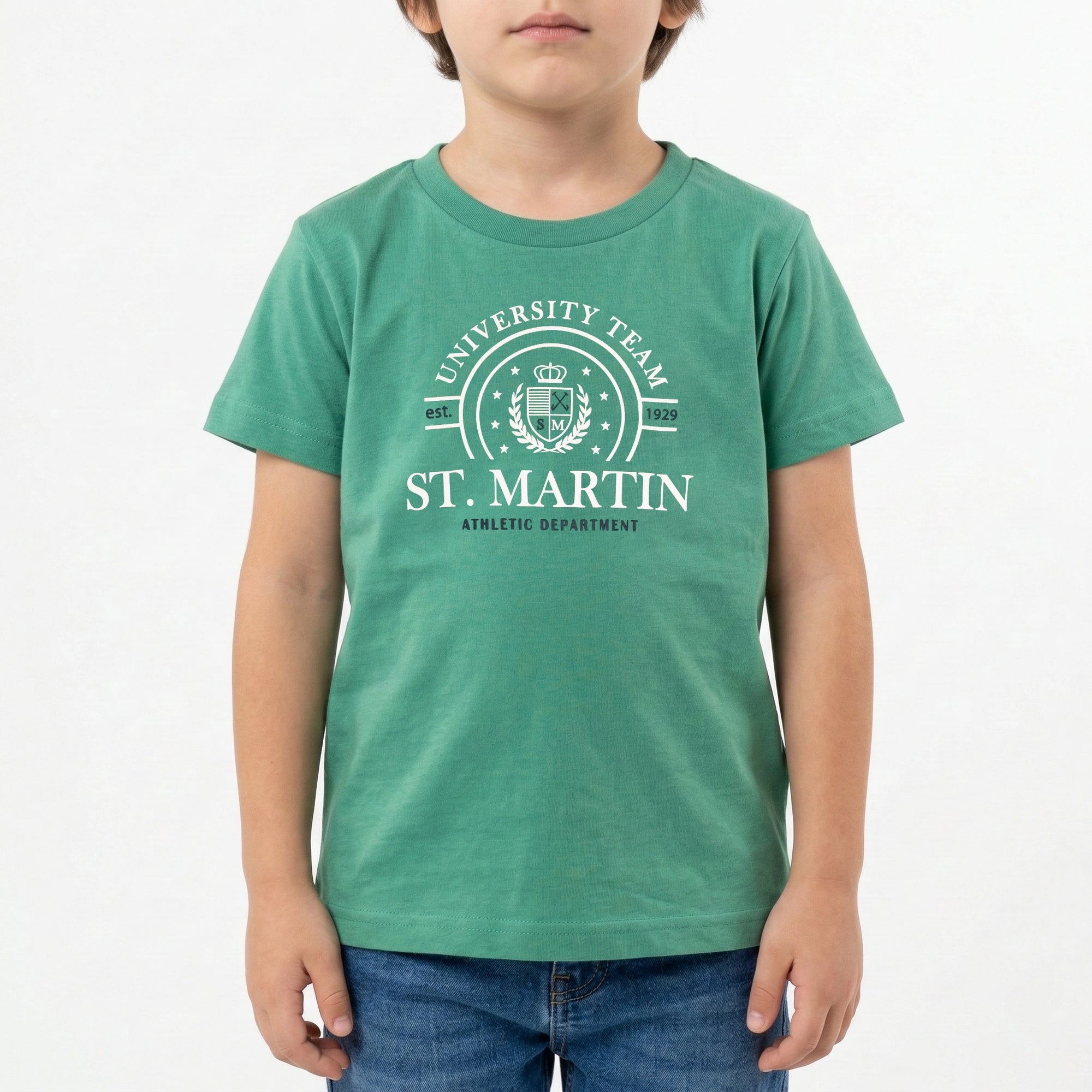 T-shirt maniche corte con logo stampato