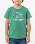 T-shirt maniche corte con logo stampato