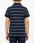 Polo special tre colori con logo ricamato