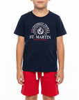 Set t-shirt e bermuda jersey
