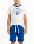 Set t-shirt e bermuda jersey