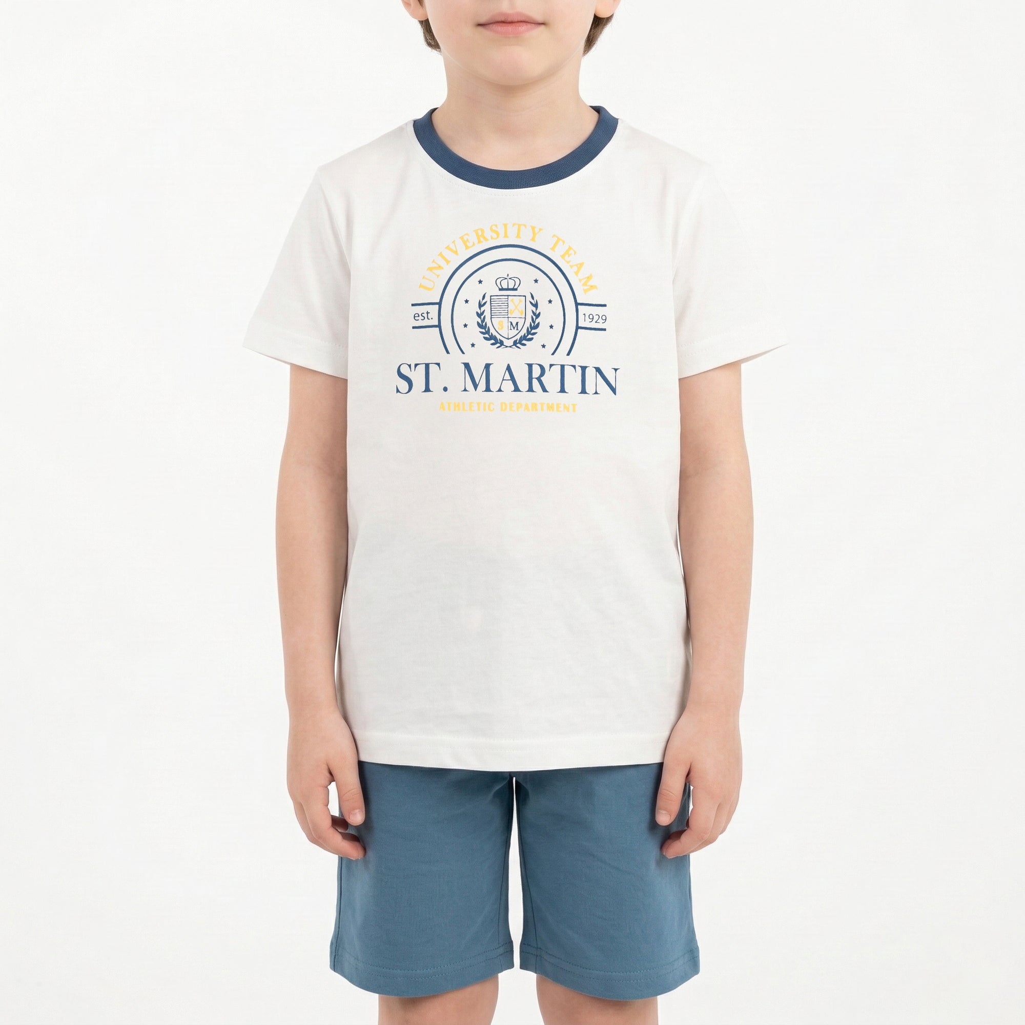 Set t-shirt e bermuda jersey