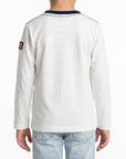 T-shirt maniche lunghe con stampa logo