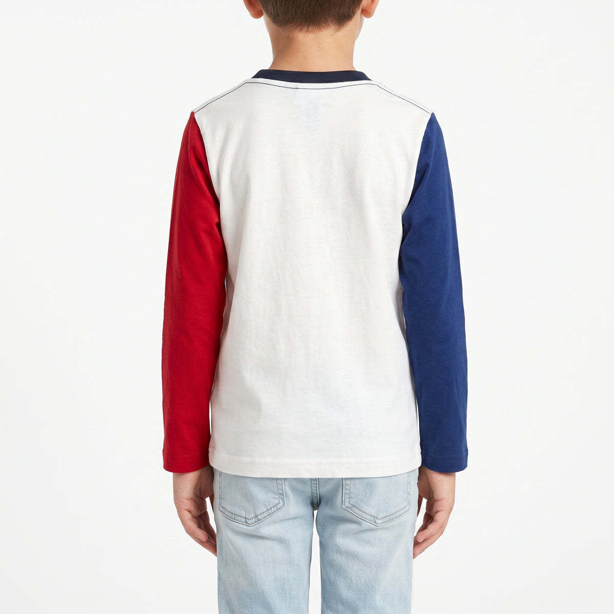T-shirt maniche lunghe con stampa logo