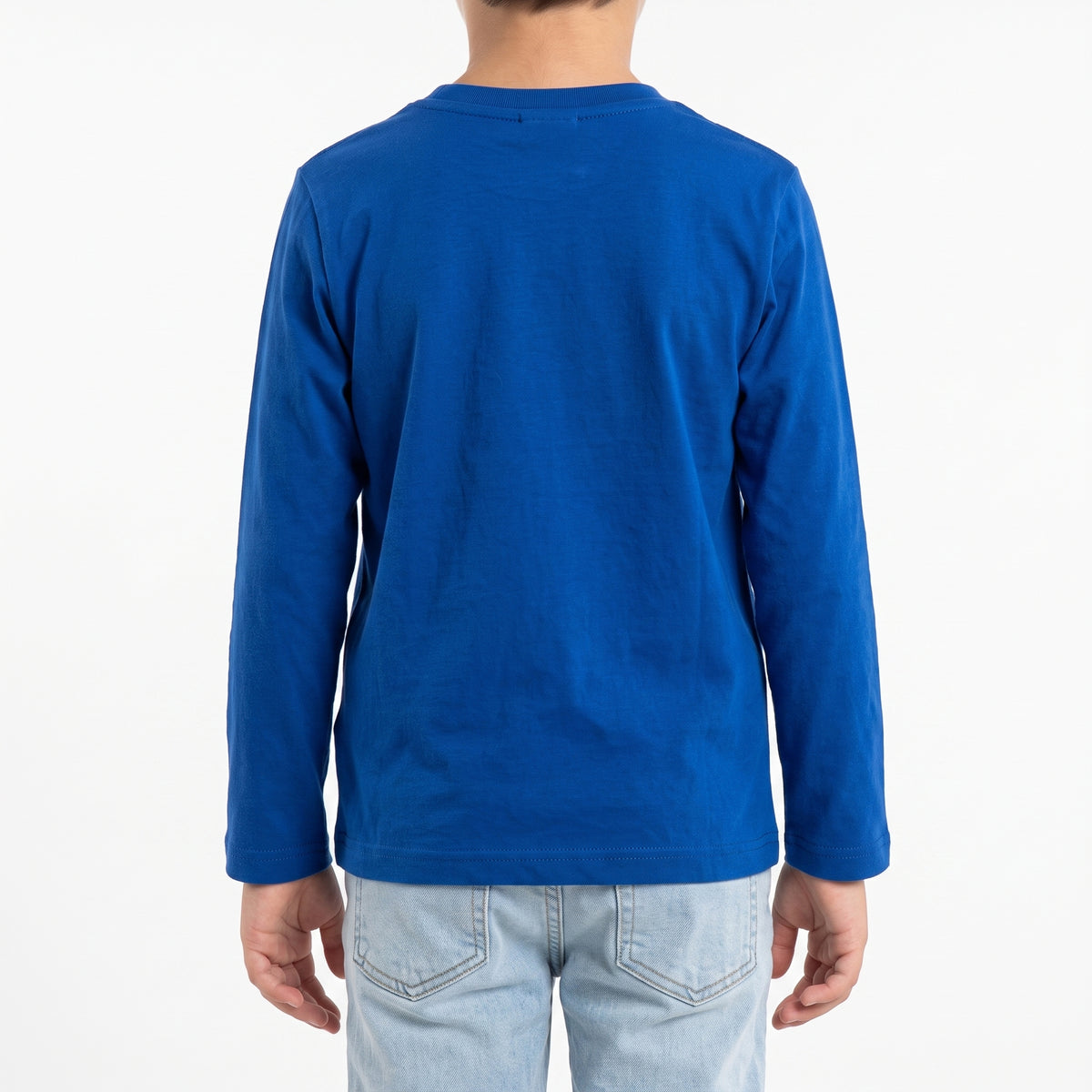 T-shirt maniche lunghe con stampa logo