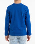 T-shirt maniche lunghe con stampa logo