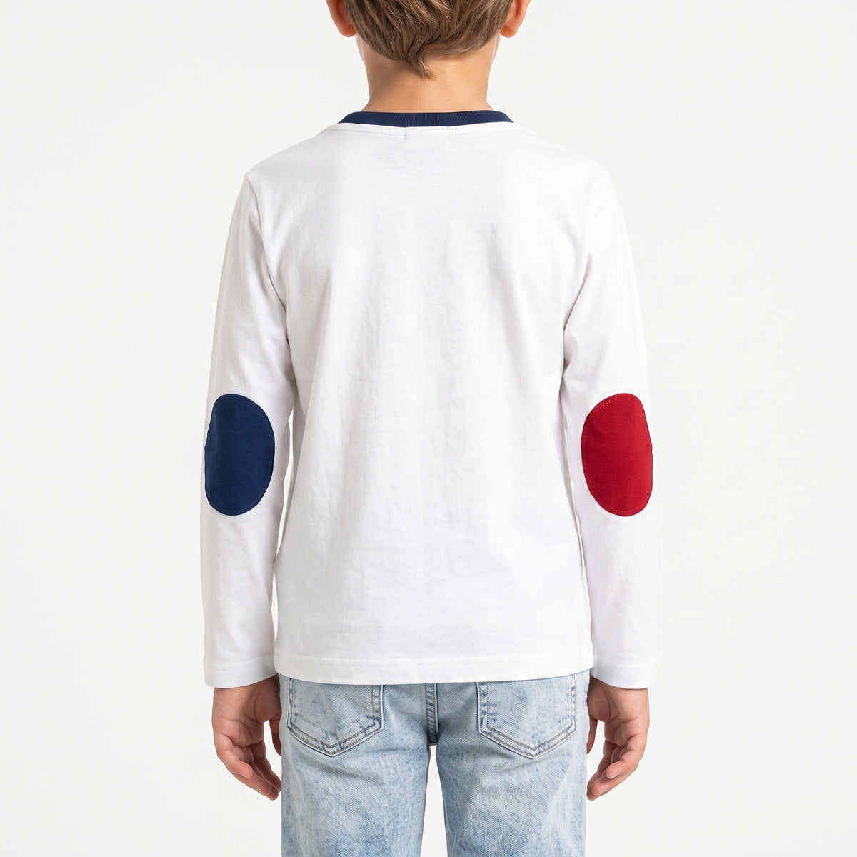 T-shirt maniche lunghe con stampa logo
