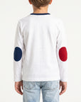 T-shirt maniche lunghe con stampa logo