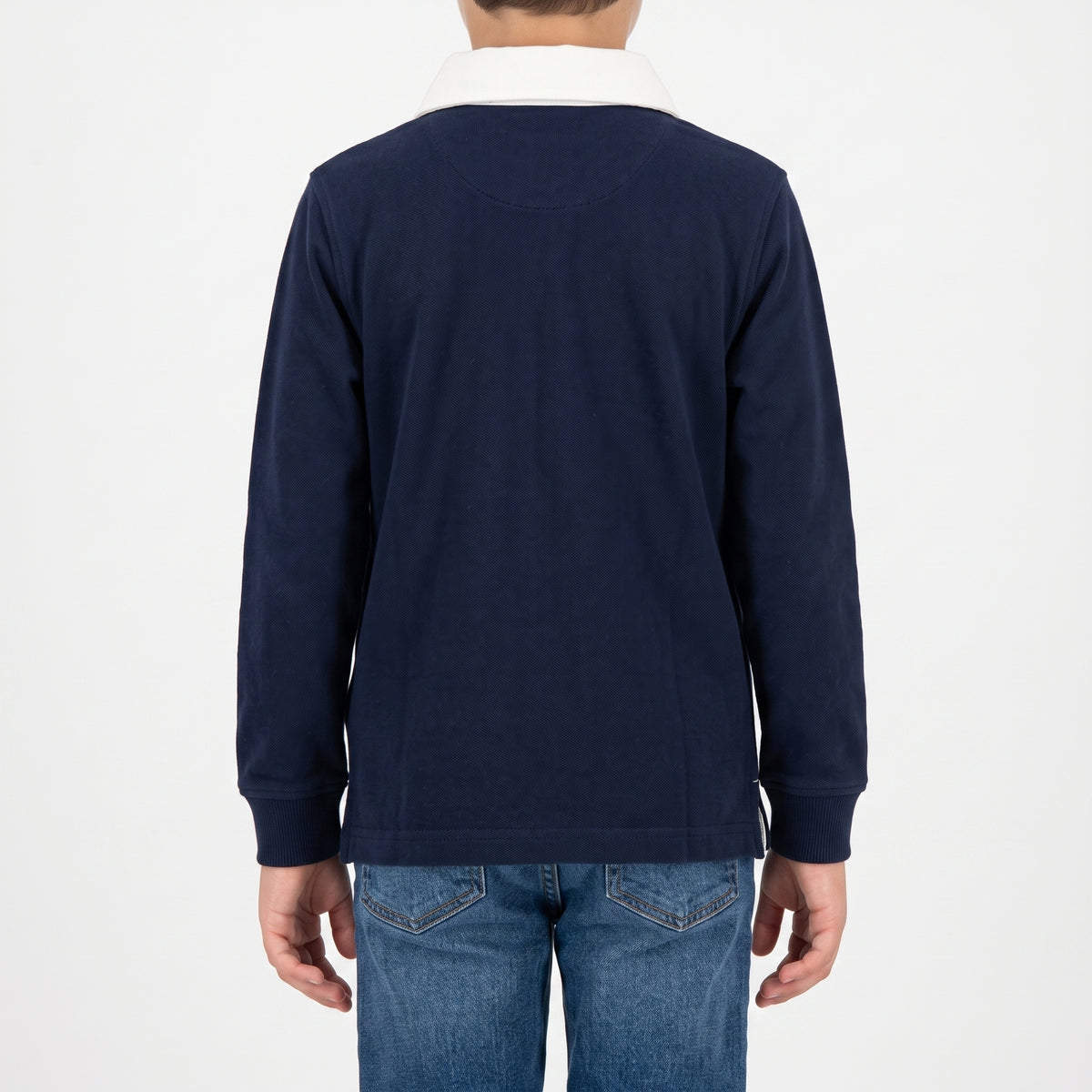 Polo maniche lunghe con ricamo logo
