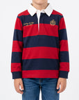 Polo maniche lunghe con ricamo logo