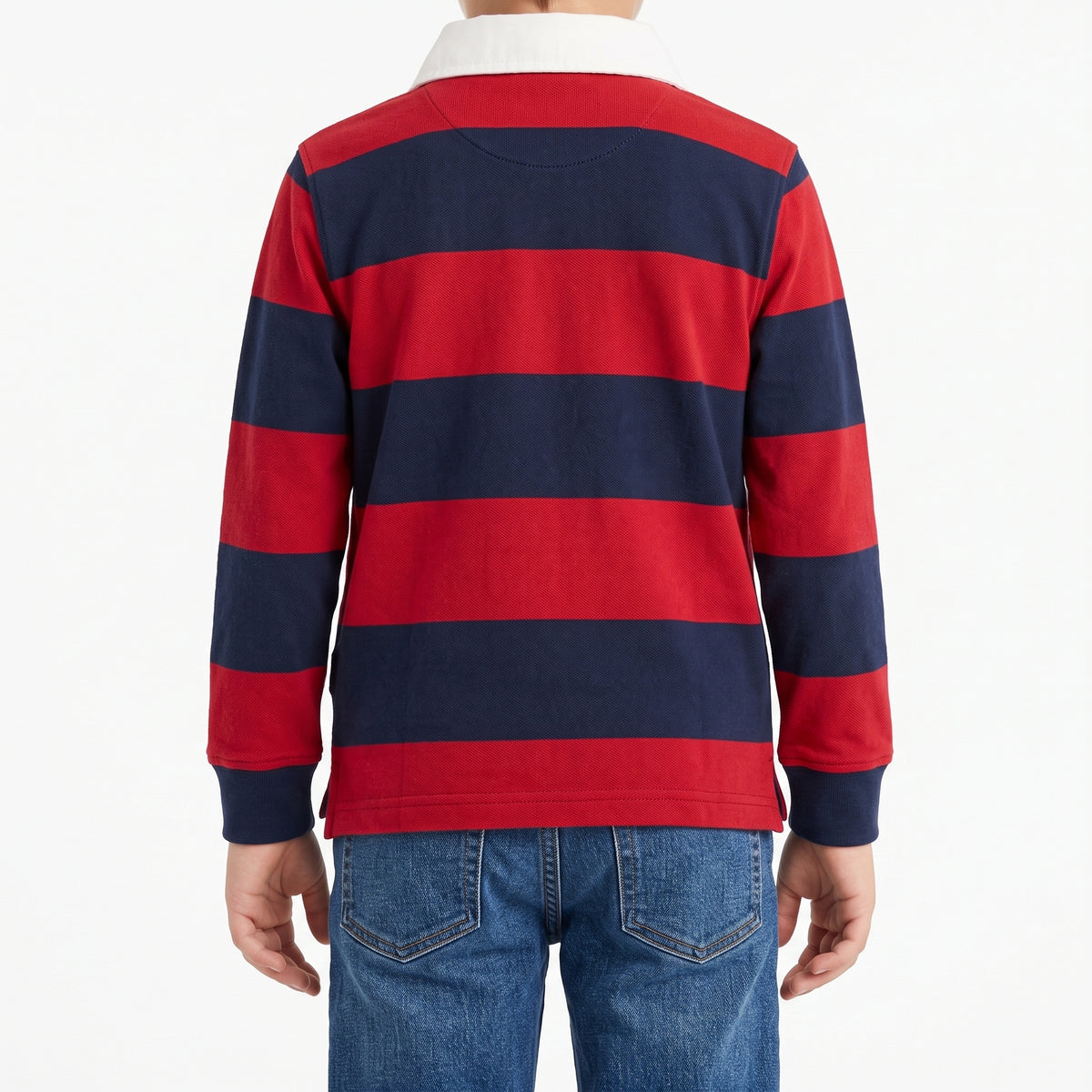 Polo maniche lunghe con ricamo logo