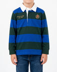Polo maniche lunghe con ricamo logo