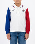Polo maniche lunghe con ricamo logo